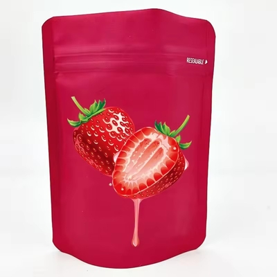 Op maat gedrukte voedselkwaliteit Plastic Aluminium Foil Pouch Stand Up Bag Met Venster En Zipper
