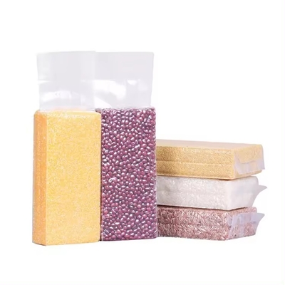 Doorzichtige Plastic Vacuum Pack Bags Voedsel Vacuum Packing Bag Rice Brick Bags