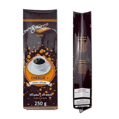 Gepersonaliseerde zakken Side Gusset Vochtbestendige Koffiezak Stand Up Pouch Theeverpakkingszakken