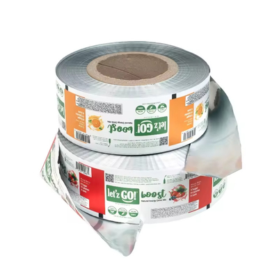 Persoonlijk drukken Automatische zakjes Verpakking Voedselkwaliteit Plastic Gelamineerd Aluminium Foil Roll Film Koekjes Voedselverpakking