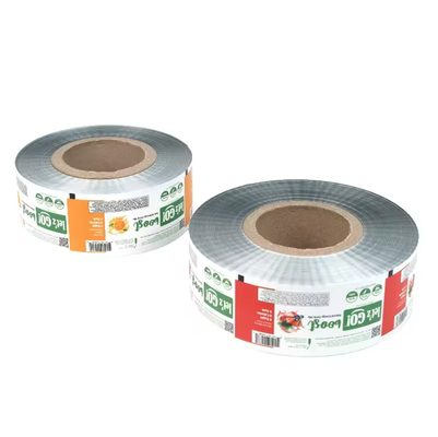 Persoonlijk drukken Automatische zakjes Verpakking Voedselkwaliteit Plastic Gelamineerd Aluminium Foil Roll Film Koekjes Voedselverpakking