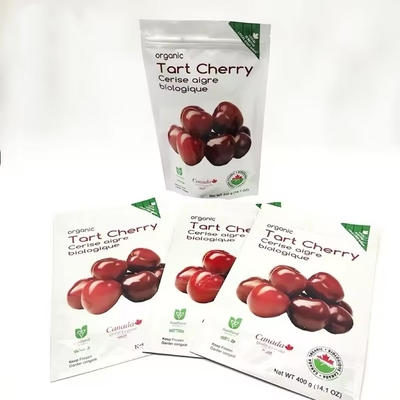 Nieuwste geurbestendige rits Verpakking Stand Up Pockets Mylar Flav Cherry Rings Zuur Beren Aardbeien Bananen Gordels Tassen