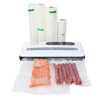 Warm verkoop Plastic transparante voedingsvacuümzakken Roll geïmprimeerde vacuümverzegelzak