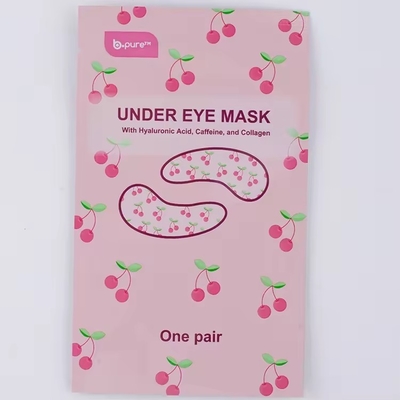 Op maat gedrukte pure aluminium composiet zak 3 zijde warmteverzegelde aluminium folie zak masker masker cosmetische verpakkingszak