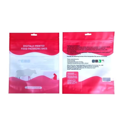 Geprinte Mylar Zip Lock Bag Snack Packaging Bag Stand Up Pouch voor voedsel Snack Herbruikbare holografische verpakkingszakken