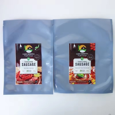 Gelamineerde op maat gedrukte doorzichtige plastic Mylar Seafood Verpakking Vacuüm Verzegeld Bevroren Tas