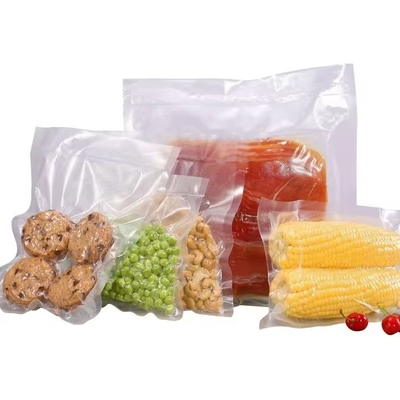 Huisopslag Doorzichtige Nylon Plastic Voedselsvacuümzakken Voor Verpakking Zoetmaïs Fruit