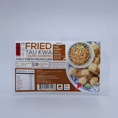 Op maat gedrukte voedselverpakkingszak driezijdige afdichting zak nylon verpakking bevroren voedsel zak van dumpling zeevruchten garnalen