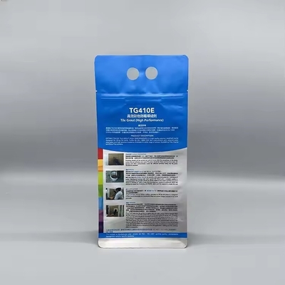 Flat bottom zipper herbruikbaar aluminium folie zijkant pakket plastic zak voor wasmiddel chemische poeder verpakkingszakken