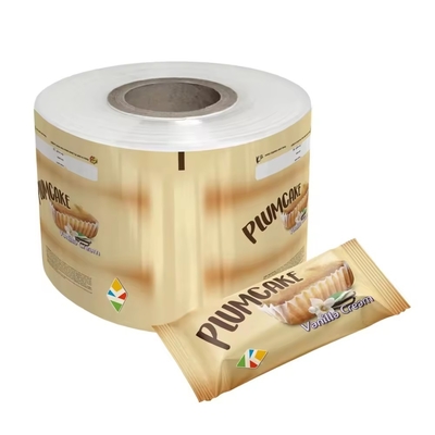 Op maat gedrukte aluminiumfolie voedselverpakkingsfilm/plastic gelamineerde zak verpakkingsfilmrol voor snacks