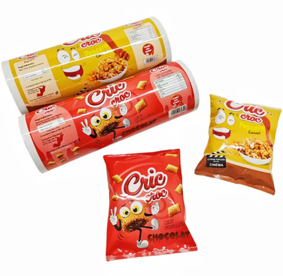 Plastic Printed Packaging Sachet Hot Lamination Food Snack Bag BOPP PET Aluminium CPP PE Potato Chip Verzegelde filmrol