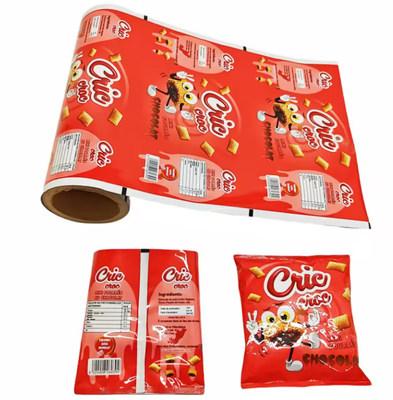 Plastic Printed Packaging Sachet Hot Lamination Food Snack Bag BOPP PET Aluminium CPP PE Potato Chip Verzegelde filmrol