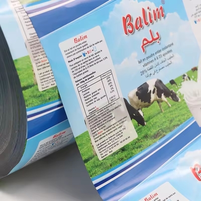 Flexibel gelamineerd aluminium plastic filmrol Voedselverpakking Voor melk Specerijen Poeder Verpakking Thee Suiker Afdichting Film