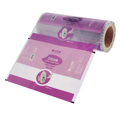 Hoogwaardige voedselkwaliteit heldere plastic filmrol voor verpakking Persoonlijk afdrukken Verpakking LDPE/OPP/PE Verpakkingsrolfilm