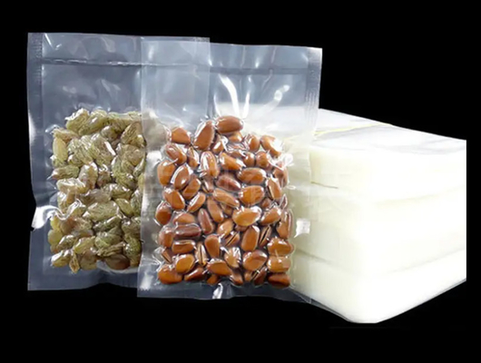 Leakproof Food Grade Laminated Transparent Nylon Fish Seafood Plastic Packaging Heat Seal Vacuum Seal Bags