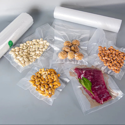 Groothandel Op maat gedrukte compressie vacuümverpakkingszak vacuümverzegelingszak plastic zak voor voedsel