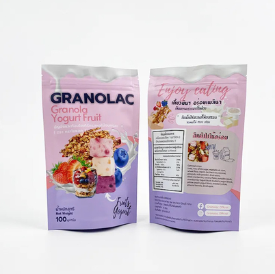 Custom Logo Doy Pack Stand Up Pouch Food Flexible Packaging Bag Fabrikant Zip Lock Stand Up Pouches