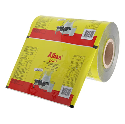 Flexibel gelamineerd aluminium kruidstof plastic filmrol voedsel plastic verpakkingsfilm rollen materiaal voor melkpoeder