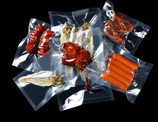 Biologisch afbreekbaar op maat gedrukt 20x30 PA PE Vacuümverpakkingszak Gedrukt voedsel Plastic Sealer Seal Storage Vacuum Bag