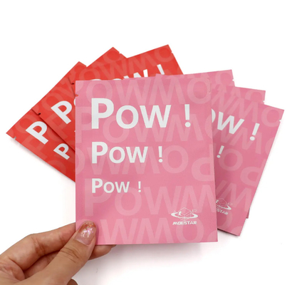 Op maat gemaakte voedingsmiddelen Aluminiumfolie vochtbestendige zakje 3 zijkant afdichting zakjes kleine zakje thee poeder verpakkingszakje