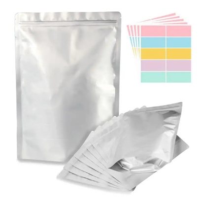 Op maat gedrukt Matt Foil Plastic Food herverzegelbare verpakking Bolsa Aluminium Zipper Stand Up Pouch Met Zipper