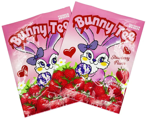 Op maat gemaakte hittevergrendeling Plastic Back Side Seal Candy Nut Mylar Bag Energy Mushroom Chocolate Bar Verpakking Sakjes