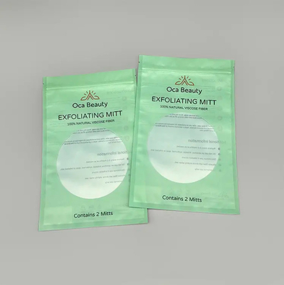 Duidelijke transparante handschoenen Verpakking Gefrostte ritszak voor messen Cosmetica Plastic Mylar ritszakken Driezijdig zegel