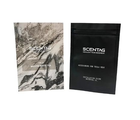 Groothandel Custom Logo 3 Side Seal Pouch Koffie Noten Voedsel Witte theebladeren Warm verzegelde verpakkingszak