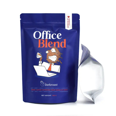 Op maat gemaakte gedrukte geurbestendige 100g 500g Stand Up Zipper Pouch Sachet Supplementen Whey Coffee Packaging Mylar Bag