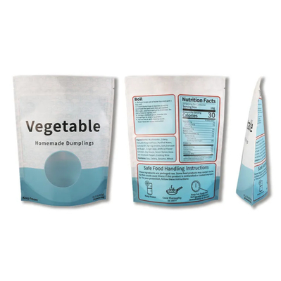 Stand-up pouches met glanzend en mat print Custom printing en traanbestendige materialen
