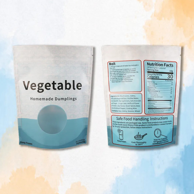 Stand-up pouches met glanzend en mat print Custom printing en traanbestendige materialen
