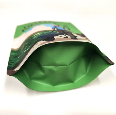 Laag MOQ Aanpasbare hervergrendelbare stand-up Zip Lock zakzakjes voor voedselverpakkingsopslag Mylar zak