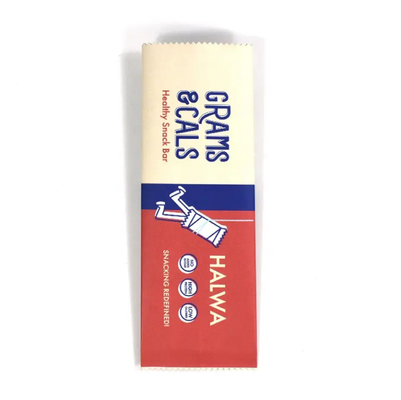 Op maat gedrukte getinte randen Achterkant zegel Plastic voedsel zakje Koekjes Chocolade Cereal Bar Verpakking Mylar Bag