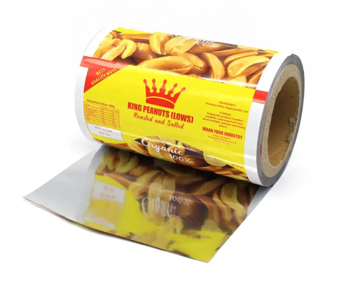 Fabriek van kunststoffilmbollen voor het verpakken van snacks/aardappelchips/noten, gelamineerde kleine zakjes voor het verpakken van snacks