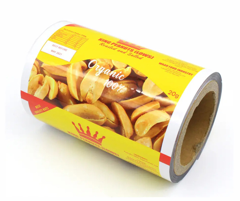Fabriek van kunststoffilmbollen voor het verpakken van snacks/aardappelchips/noten, gelamineerde kleine zakjes voor het verpakken van snacks