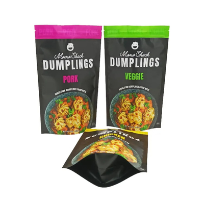 Voedingsmiddelen op maat gedrukt Stand-up pouch hervergrendelbaar zip slot thee koffie snoep snack voedsel verpakkingszakken