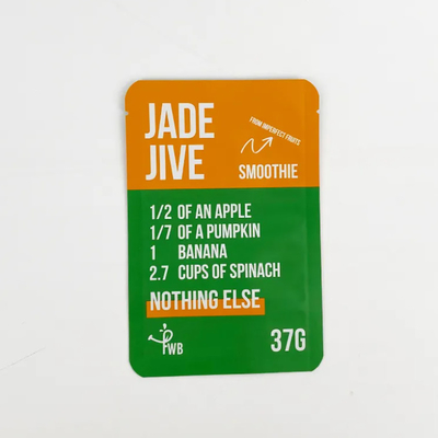 Driezijdige verzegelbare stand-up tas Matte Afgewerkte zijkant Gusset Snack verpakkingszak Met Food Bag Design