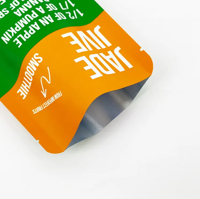 Driezijdige verzegelbare stand-up tas Matte Afgewerkte zijkant Gusset Snack verpakkingszak Met Food Bag Design