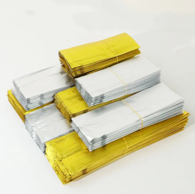 Custom Design Print Aluminium Foil Mylar Stand Up Pouch Hot Seal Side Gusset Bags Food Tea Coffer Packaging Bag Pouch Met Logo