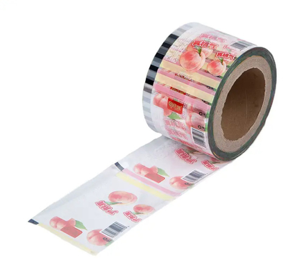 Op maat gedrukte zakjes Verpakkingsrol Film Voedselkwaliteit Pe Bopp Candy Lollipop Chocolade Voedsel Auto-verpakkingsrol Film