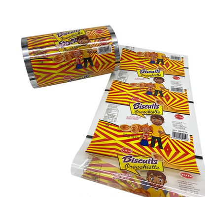 Op maat gedrukte gelatinezakjes Snacks Verpakking Automatische aardappelchips Verpakkingsrollen Gelamineerde PE-voedselverpakkingsrolfilm