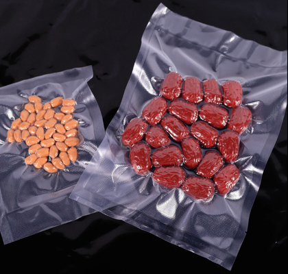 Gepersonaliseerde voedselkwaliteit PE transparante plastic verpakking vacuümzak bevroren vacuümzak