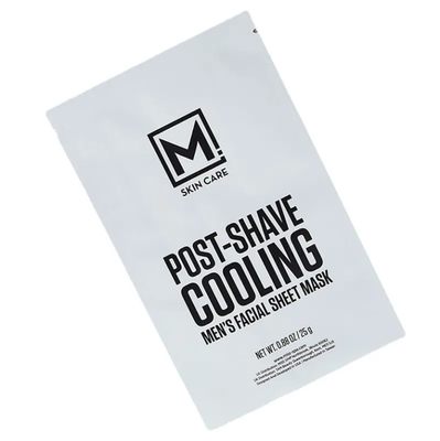 Custom logo gedrukt aan drie zijden warmteverzegelbaar plat cosmetisch gezichtsmasker verpakking zakje gezichtsmasker zak