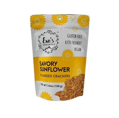 Op maat gedrukt 100g 250g 500g Stand up pouch vlaszaad crackers geurbestendige rits voedselverpakkingszakken