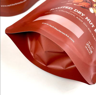 Op maat gedrukte aluminium folie zakken Koekjes Noten Thee Koffie Voedselverpakkingen Plastic Zip Stand Up Pockets