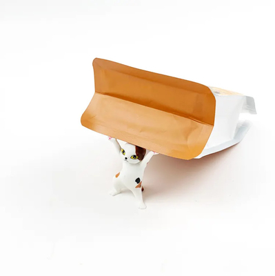 Aanpasbare zakken met gedrukte zakken Side Gusset Vochtbestendige koffiezak zak Stand up Flat bottom pouch Folie thee verpakkingszakken