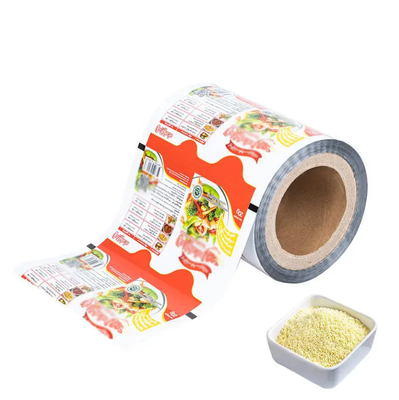 Op maat gedrukt Automatische verpakkingsfilm Aluminiumfolie Print Kippoeder Kruiden Snacks Chips Voedselverpakkingsrolfilm