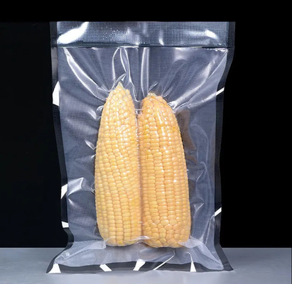 China Leverancier Groothandel Vacuum Seal Bag Textured Embossed Black Transparent Food Packaging Vacuum Sealer Bags