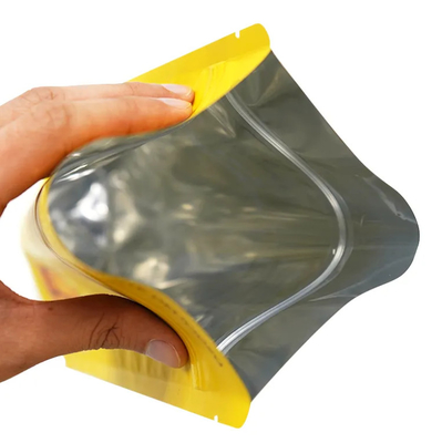 Op maat gemaakte aluminiumfolie gedroogde mango voedselverpakkingszak hervergrendelbare Mylar Stand Up Pouch voor fruit