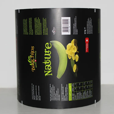 Gepersonaliseerde warmteverzegelde flexibele verpakkingsfilm voor snacks, aardappelen, maïstortilla's, maïsmeel, bananen plakjes